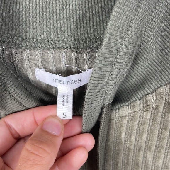 Maurices Courdroy Cowl Neck Pullover - S - Picture 5 of 6